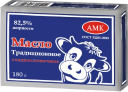 Масло "Традиционное" 82,5% 180гр ТМ "АМК" 1/30 БЗМЖ