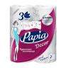 Бумажные полотенца PAPIA DECOR 3сл/2рул 85 лист 14 шт М