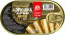 Корюшка копченая в масле За Родину 175г 1/24