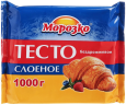 Тесто слоеное б/д Морозко 1кг 1/8