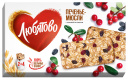 Печенье злаковое "Мюсли" с клюквой и изюмом 120г 1/20 ТМ"Любятово"