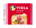 Сыр плавленый Виола ВЕТЧИНА в ломтиках 140г 1/10