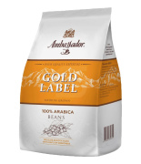 Кофе в зёрнах Ambassador Gold Label, пакет, 1000г (*6)