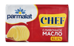 Масло сливочное "Пармалат", 82,5% 180г ТМ 1/10 БЗМЖ