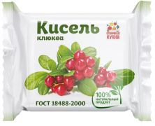 Кисель брикет 200гр ГОСТ Клюква Отл Кухня *30 пленка