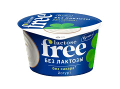 Йогурт безлактозный FREE . 3,4%, 180г 1/6
