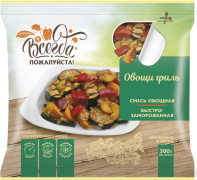 Смесь овощная "Овощи гриль" (0,3 кг) ТМ "Всегда пожалуйста"1/8