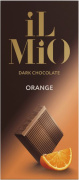 Шоколад темный с апельсиновой начинкой IL MIO 90г 1/25