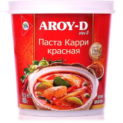 Паста "Карри красная" AROY-D 400 г, пл/б 1/24