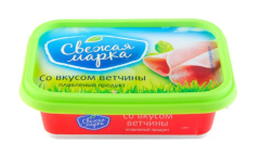 ПС плавленый "С ветчиной по-итальянски" тм "ТМ Свежая марка" 55% 180г ванночка 1/12