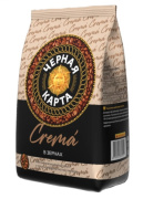 Кофе в зернах Черная Карта Crema,пакет, 1000г.(*6)