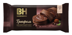 Рулет с кремом трюфель BAKER HOUSE 200 г 1/15