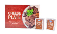 Блочек плавленый "Шоколадный" с кусочками шоколада 30%, 140 гр. 1/12