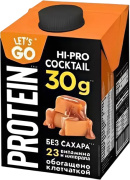 Коктейль КАРАМЕЛЬ Let's Go 0%(безлактозный, высокобелковый) 500г 1/6