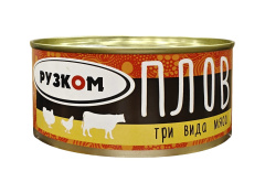 Плов Три вида мяса 325 г 1/24 ТМ Рузком