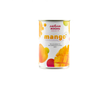 Пюре манго из Мьянмы т.м. Люблю Жизнь 430 г, ж/б 1/24