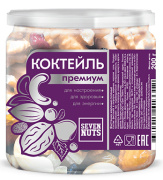 Коктейль орехово-фруктовый Премиум пластик банка ТМ "Seven Nuts" 200г 1/8