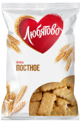Печенье затяжное Постное 300г 1/12 ТМ"Любятово"