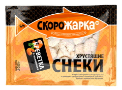 Креветки белоногие в панировке 450 г/8 ТМ Скорожарка