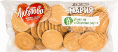 Печенье затяжное Мария традиционное 500г 1/10 ТМ"Любятово"