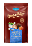 Конфеты вафельные шок. с кокосом и карамелью Шоколадница 0,160 кг 1/14