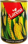 Кукуруза консервированная LARENA 400мл 1/10 ключ