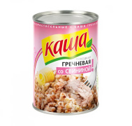Каша гречневая со свининой по-походному 340г 1/45