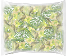 Конфеты мультизлаковые с белой глазурью Zlaki&frutto зеленое яблоко 200гр 1/20 пакет