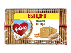 Хлебцы с отрубями 370г 1/9 ТМ"Любятово"