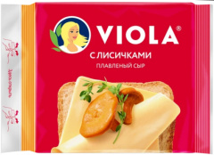Сыр плавленый Виола ЛИСИЧКИ в ломтиках 140г.