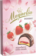 Десерт Магнолия клубника со сливками 175г 1/12