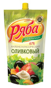 Майонез "Классический Оливковый" 390гр пакет ТМ Ряба 1/24