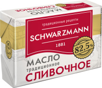 Масло "Традиционное" 82,5% 180гр ТМ "Schwarzmann" 1/30 БЗМЖ
