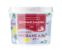 Майонез 67% ведро 10л тм SCHWARZMANN