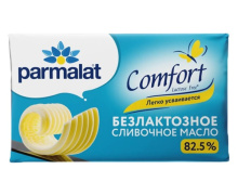 Масло сливочное безлактозное "Пармалат", 82,5% 150г ТМ 1/10 БЗМЖ