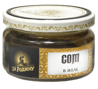 Сом в желе За Родину 190 гр 1/12 стекло