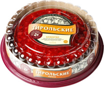 Пирог «Тирольский» Клубничка 500 г. 1/2шт