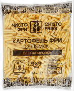 Картофель Фри "Чисто Фри" 9*9 в панир.2,5кг 1/3