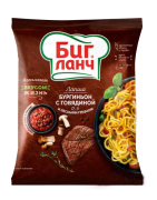 Лапша БП БИГ ЛАНЧ бургиньон с говядиной и лесными грибами 75гр 1/60 брикет