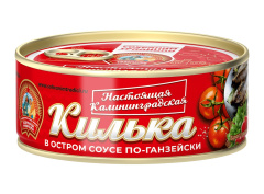 Килька в остром соусе по-ганзейски КТК 240 гр 1/24