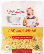 Макароны Лапша яичная Для супа и гарнира Едим дома 250г 1/16