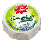 Сыр мягкий с белой плесенью Камамбер Сваля 50% 125г БЗМЖ 1/8шт