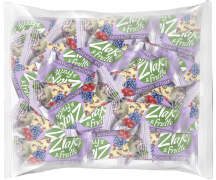 Конфеты мультизлаковые с белой глазурью Zlaki&frutto лесные ягоды 200гр 1/20 пакет