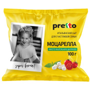 Моцарелла Чильеджина (очень много маленьких) "Pretto", 45%, 0,2кг, ф/п 1/8