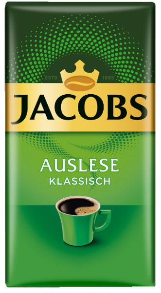 Кофе молотый Jacobs Ausle classic RGR 500г 1/12
