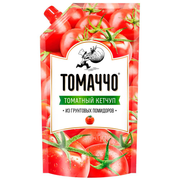 Кетчуп "Томатный" ТОМАЧО 270 гр. 1/16