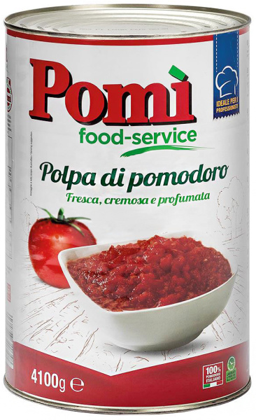 Томатный соус для пиццы "Классический" POMI 4,1 кг 1/3