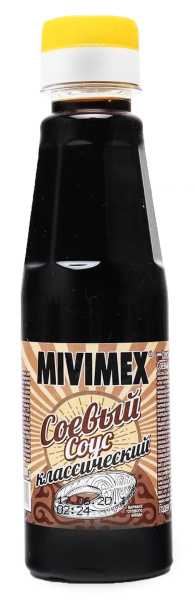 Соус соевый "MIVIMEX" классический 200гр х 30 пл/бут.