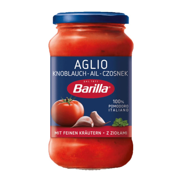 Соус С ЧЕСНОКОМ И ТРАВАМИ BARILLA 400гр 1/6