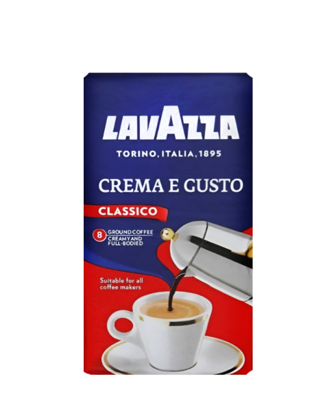 Кофе мол. Lavazza CREMA E GUSTO CLASSICO 250гр 1/20